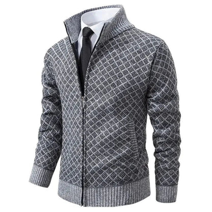 Casual Zip-Up Sweater Jacket