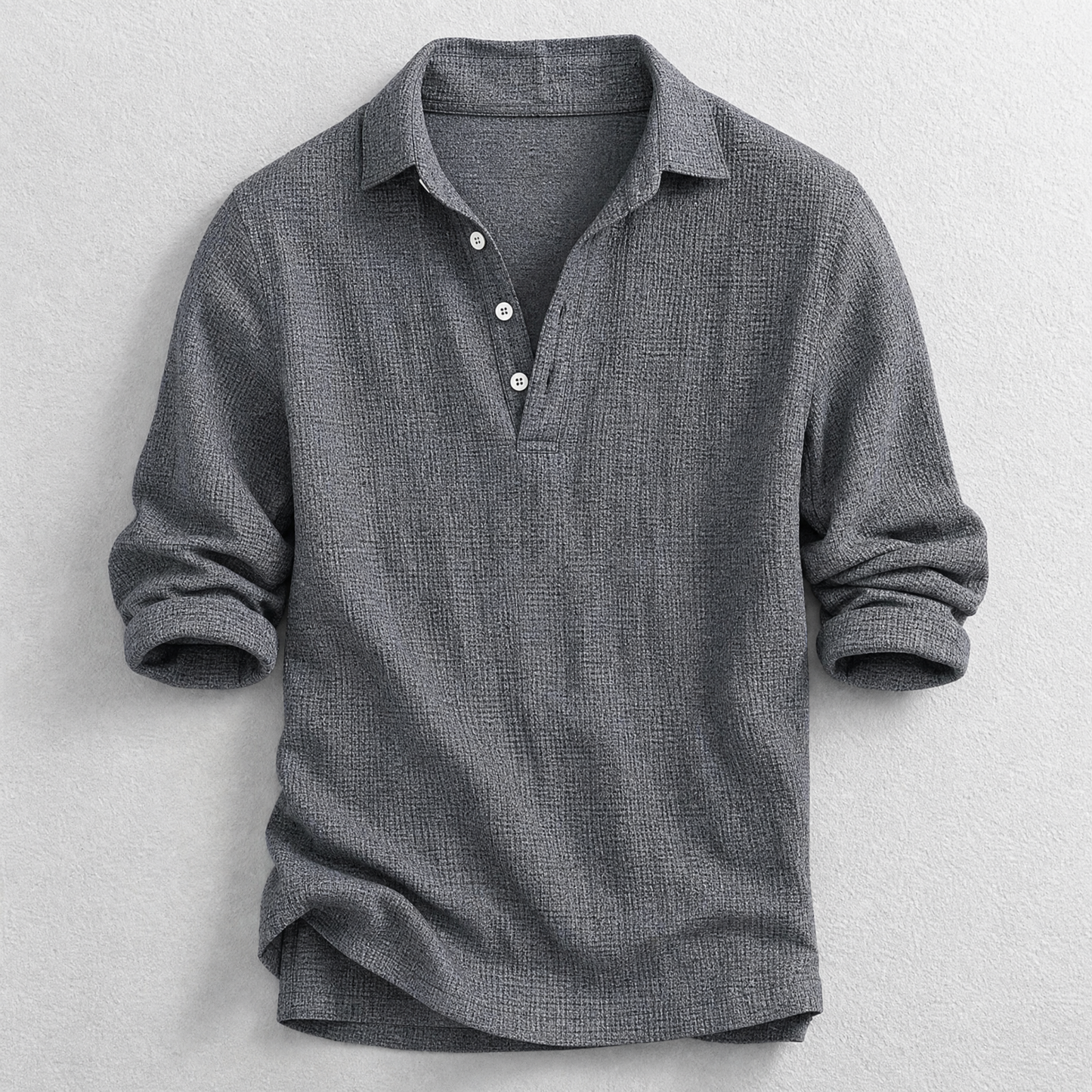 Long Sleeve Collared Pullover