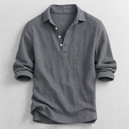 Long Sleeve Collared Pullover