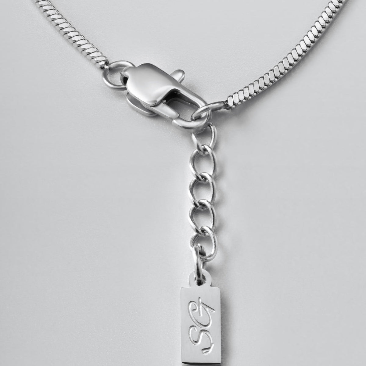 Chain Square Pendant Bracelet