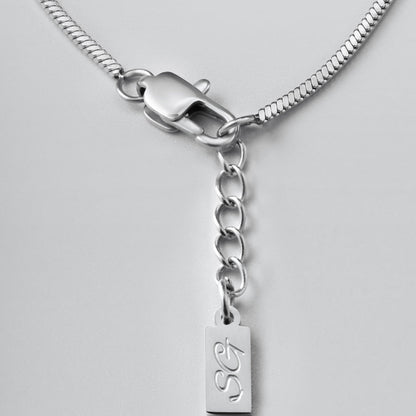 Chain Square Pendant Bracelet