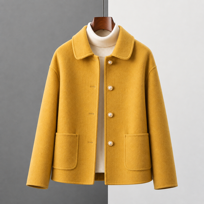 Doll Collar Woolen Coat