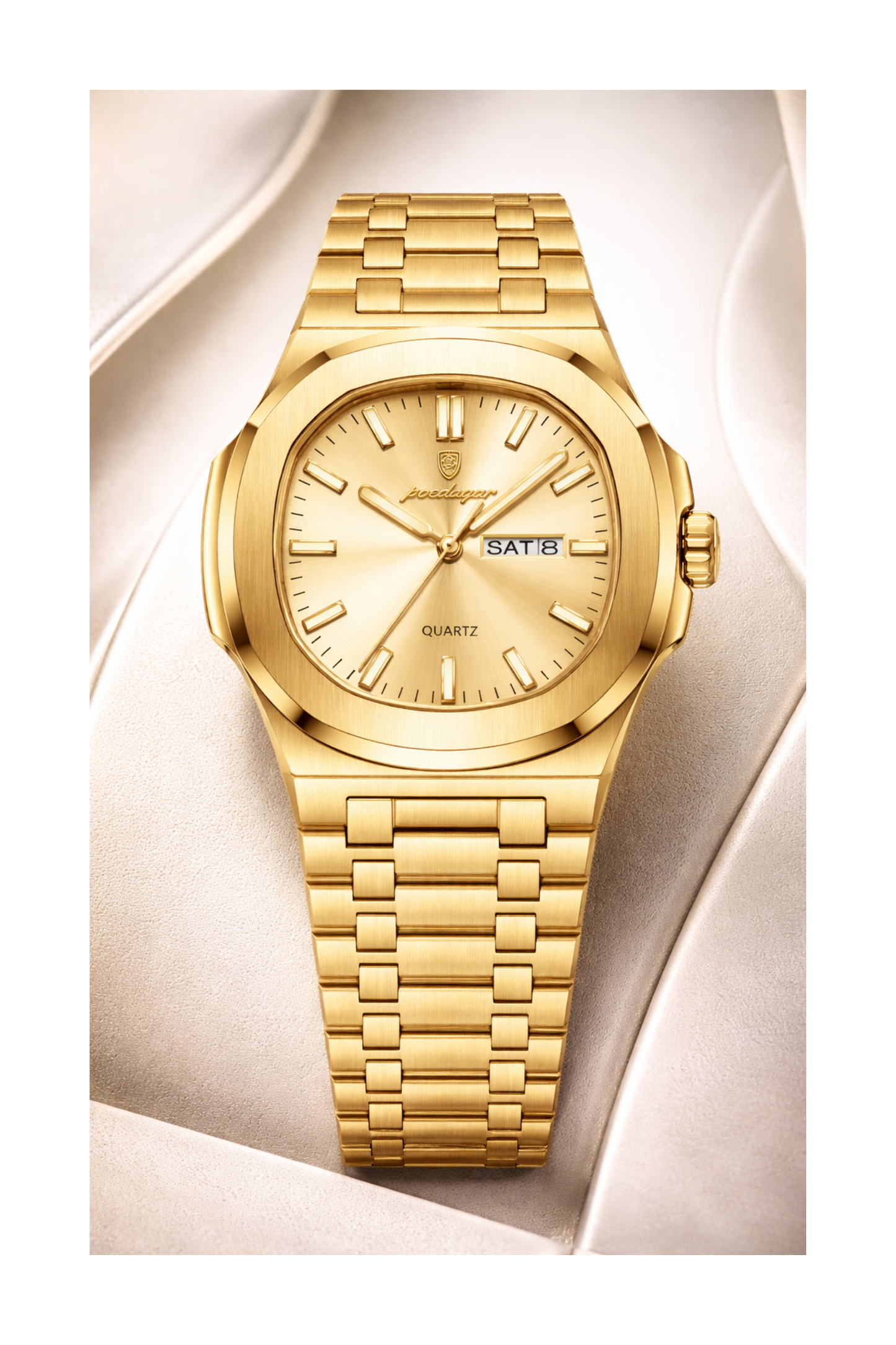 Poedagar Luxury Square Watch